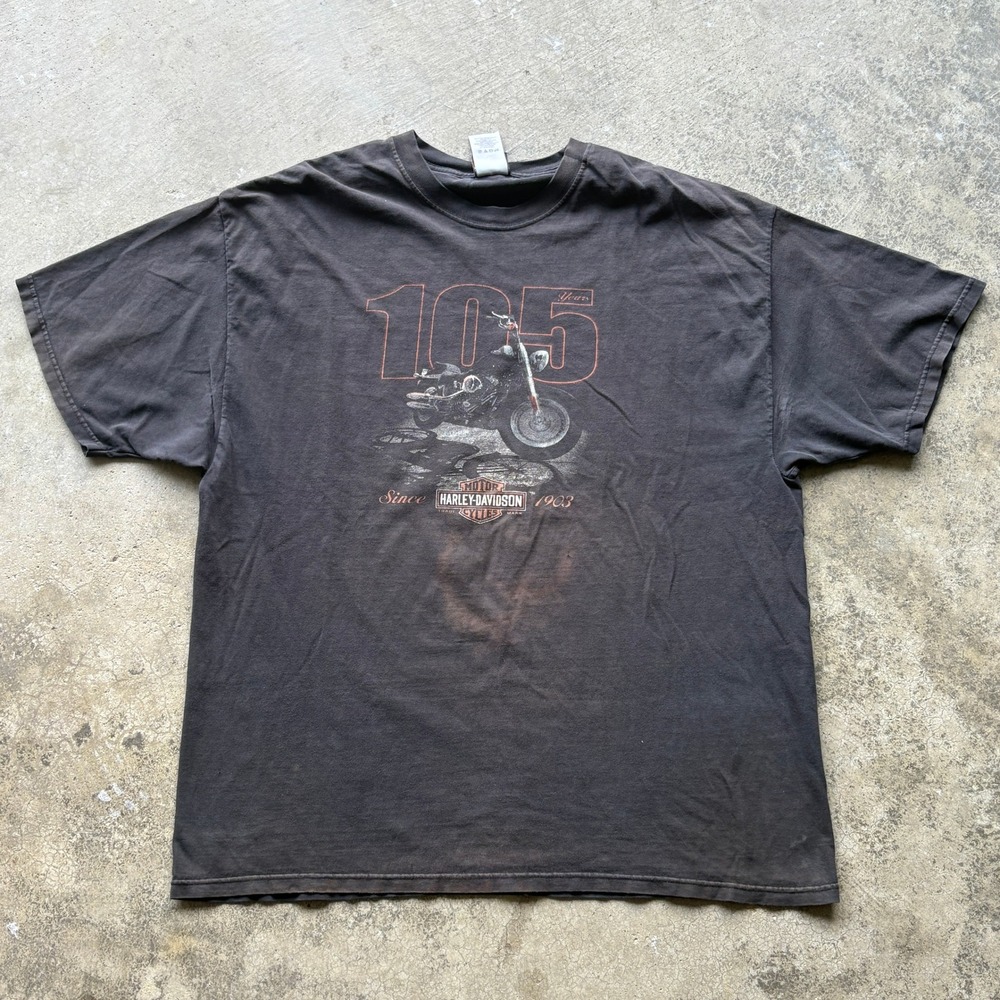 Harley Davidson Kegel‎ Rockford IL 105 Years Motorcycle Graphic T Shirt